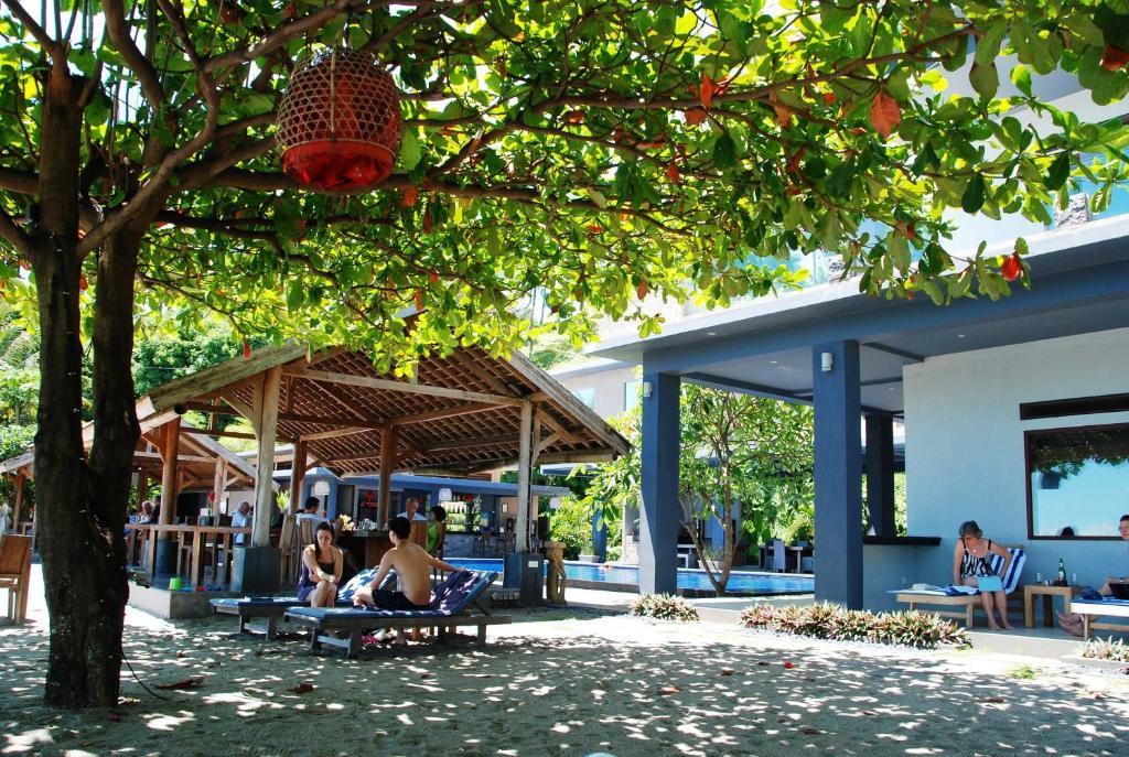 Cafe Alberto B And B Senggigi Exterior foto
